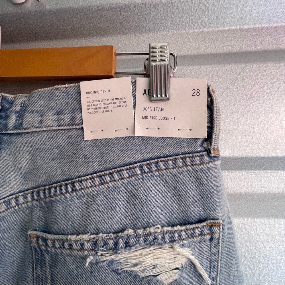 AGOLDE NWT 90's Mid Rise Loose in Unhinged - Picture 9 of 11